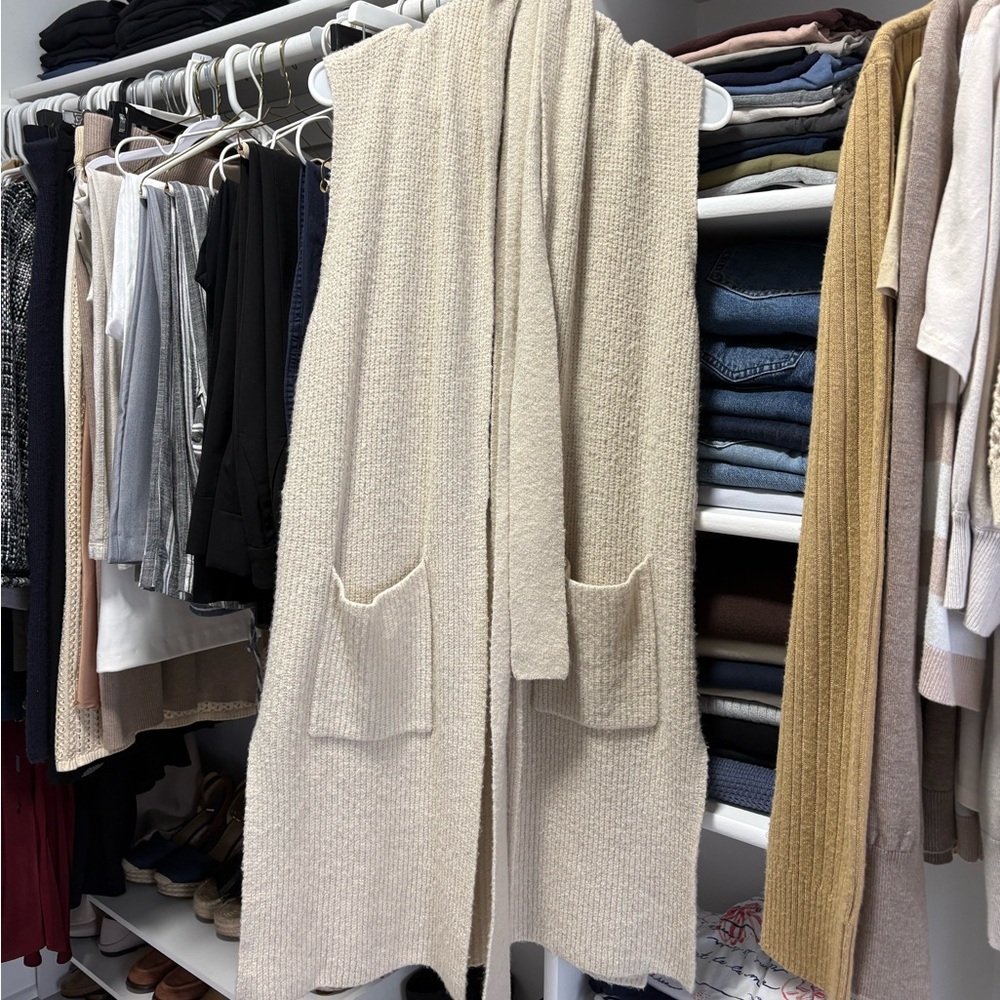 LOFT Long Belted Vest